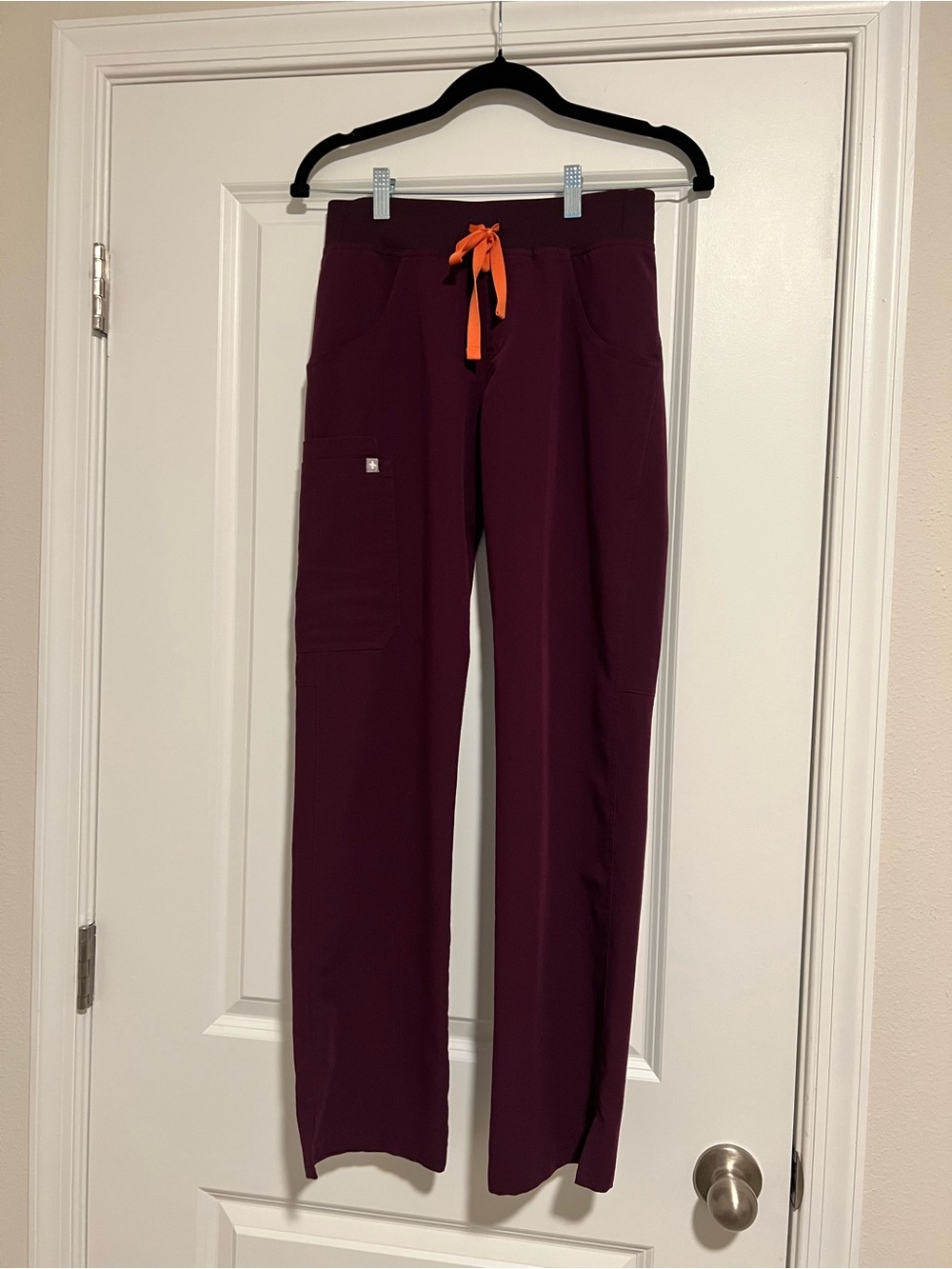 Figs Deep Purple Kade Cargo Scrub Pants